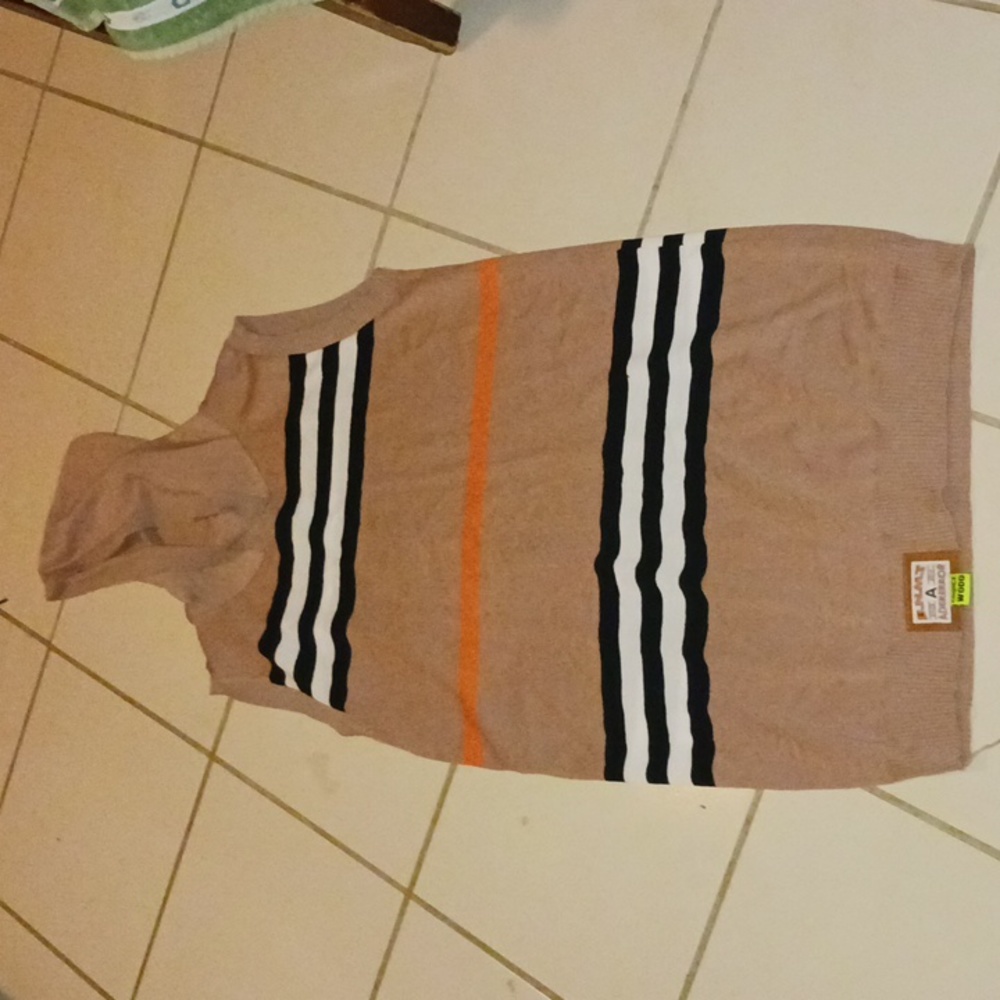 SLEVELESS SWEATER DRESS W/HOOD NWOT